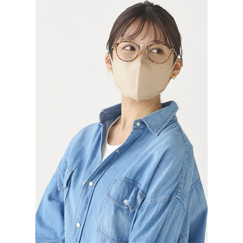 アイリスオーヤマ DAILYFITMASK ふつう 20枚 ペールベージュ RN-DH 1箱（ご注文単位1箱）【直送品】