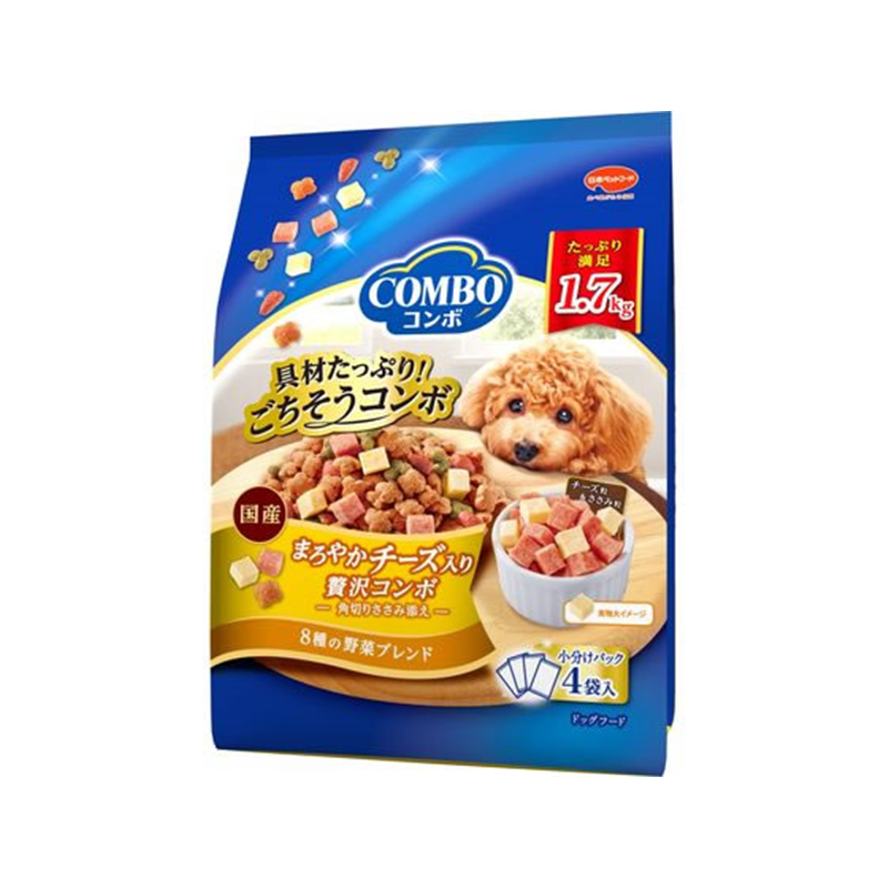 日本ペットフード コンボ ドッグ まろやかチーズ入り 1.7kg 1パック（ご注文単位1パック）【直送品】