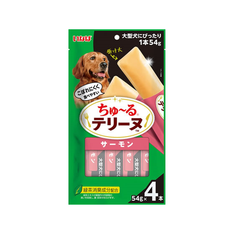 いなばペットフード ちゅーるテリーヌ 大型犬用 サーモン 54g×4P 1パック（ご注文単位1パック）【直送品】