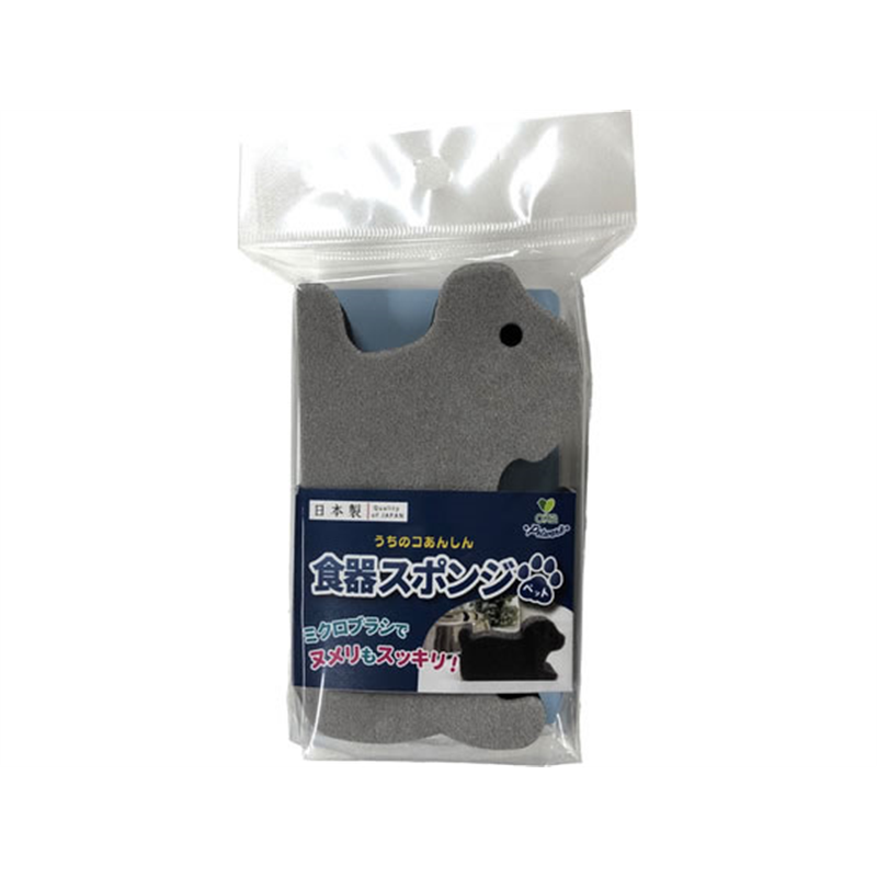 オカ 食器スポンジ ペット イヌ 1個（ご注文単位1個）【直送品】
