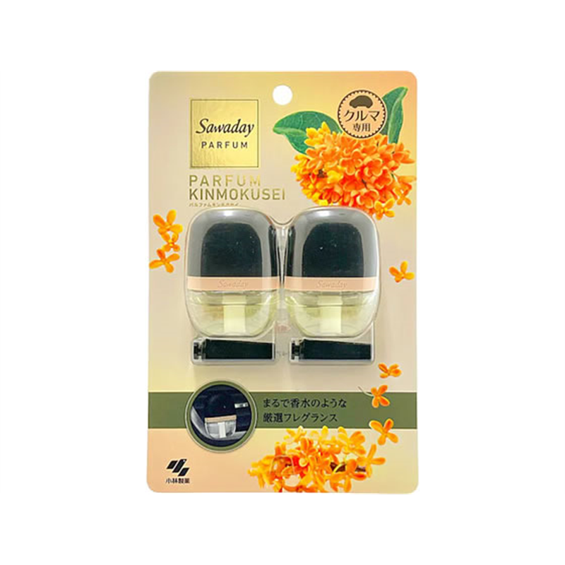 小林製薬 Sawaday クルマ専用クリップ キンモクセイ 2個 1パック(ご注文単位1パック)【直送品】