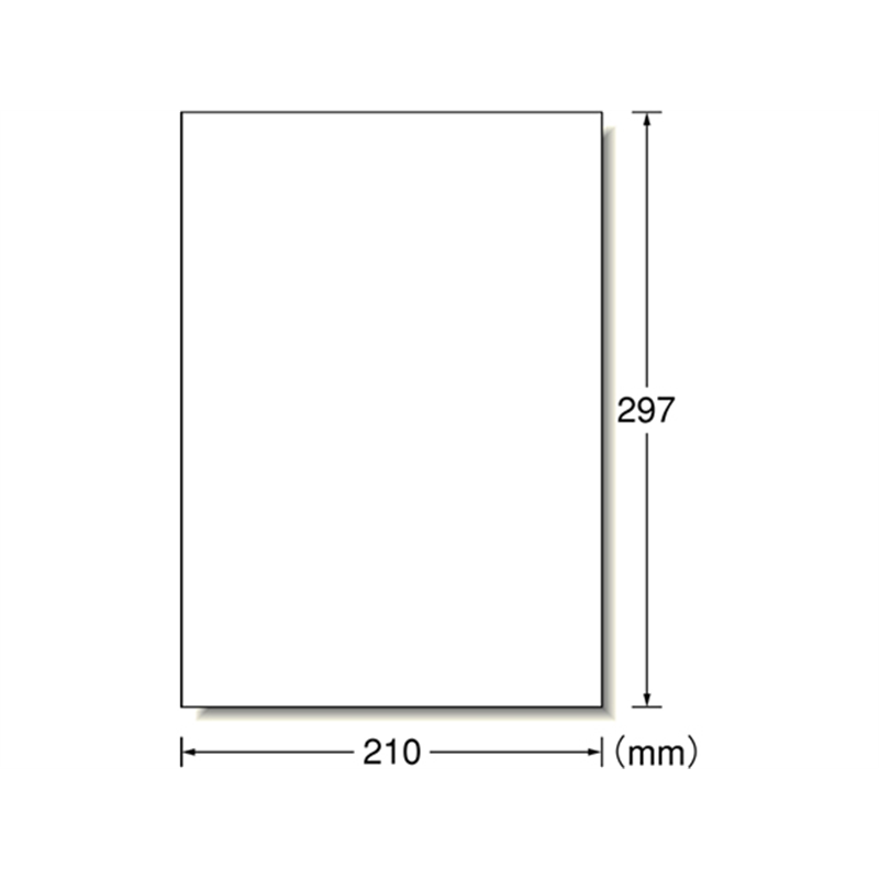 エーワン レーザープリンタラベル GHS用 耐水紙・ホワイト A4 1面 32801 1冊（ご注文単位1冊）【直送品】