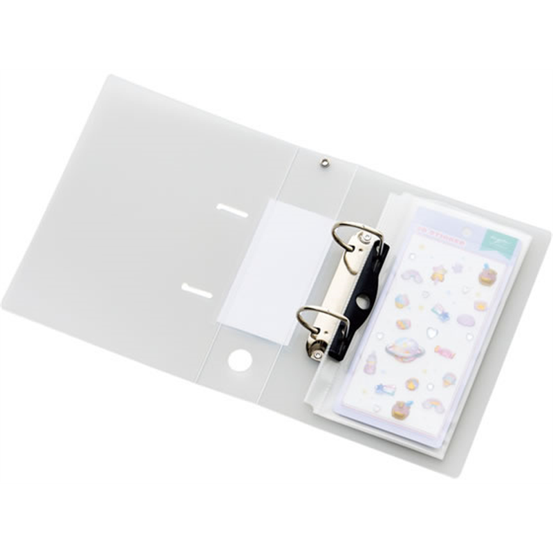 リヒトラブ myfa シールコレクションファイル フロストクリヤー F6620-1 1冊（ご注文単位1冊）【直送品】
