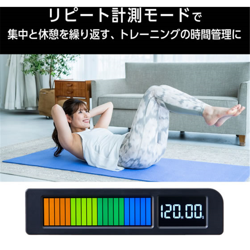 キングジム ビジュアルバータイマー プラス クロ VBT20-BK 1個(ご注文単位1個)【直送品】