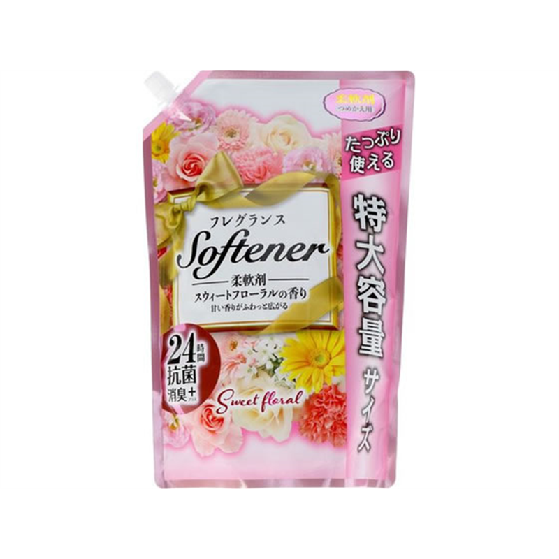 日本合成洗剤 フレグランスソフター フローラル 詰替 1080mL 1個（ご注文単位1個）【直送品】