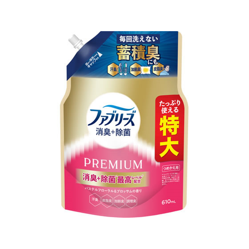 P&G ファブリーズ プレミアム パステルフローラル&ブロッサムの香り 詰替 6 1個（ご注文単位1個）【直送品】