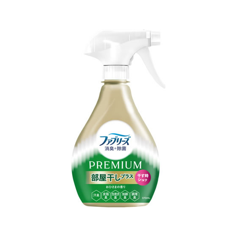 P&G ファブリーズプレミアム 部屋干しプラス おひさま 本体 370m 1本（ご注文単位1本）【直送品】