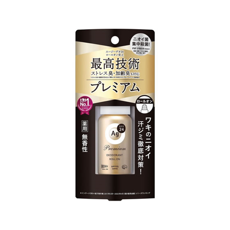 ファイントゥデイ Agデオ24 プレミアムデオドラント ロールオン 無香性 40mL 1個（ご注文単位1個）【直送品】