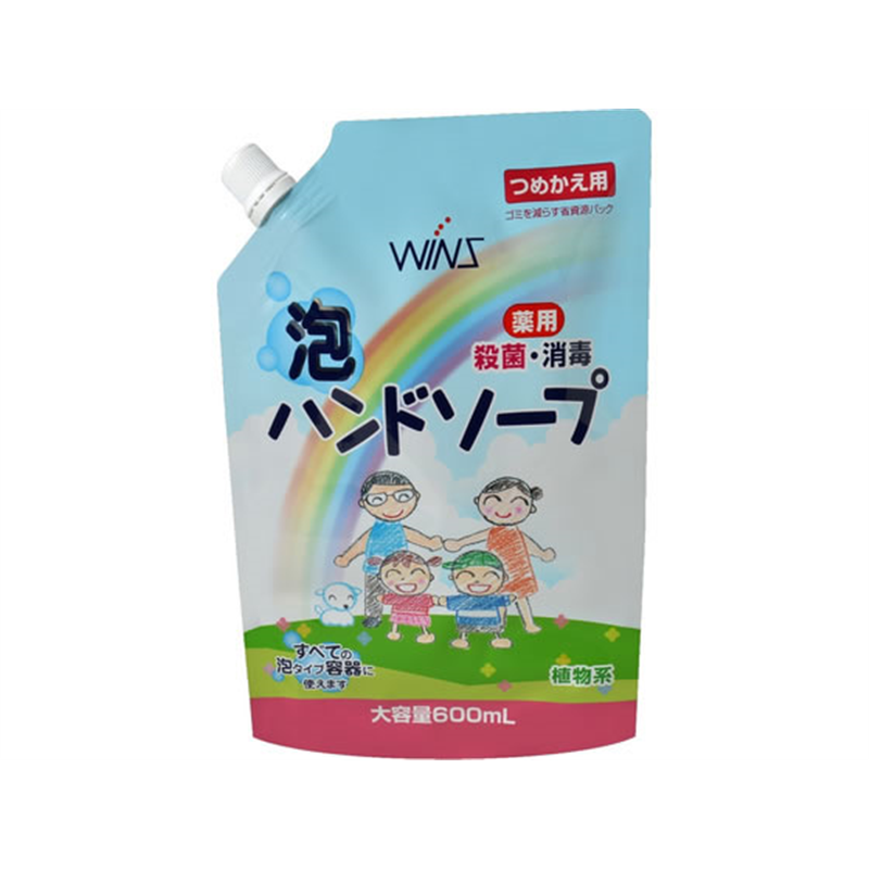 日本合成洗剤 ウインズ 薬用泡ハンドソープ 大容量 詰替 600m 1個(ご注文単位1個)【直送品】