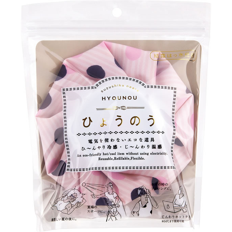 グローバルプロダクト 涼しくなあれひょうのう 縞どっと 1個(ご注文単位1個)【直送品】