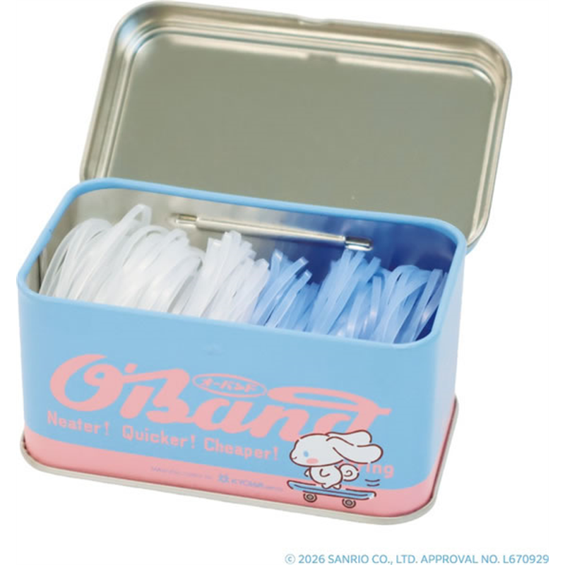 共和 サンリオ SANRIO 輪ゴム オーバンド×シナモロール缶 30g入り ク 1缶(ご注文単位1缶)【直送品】
