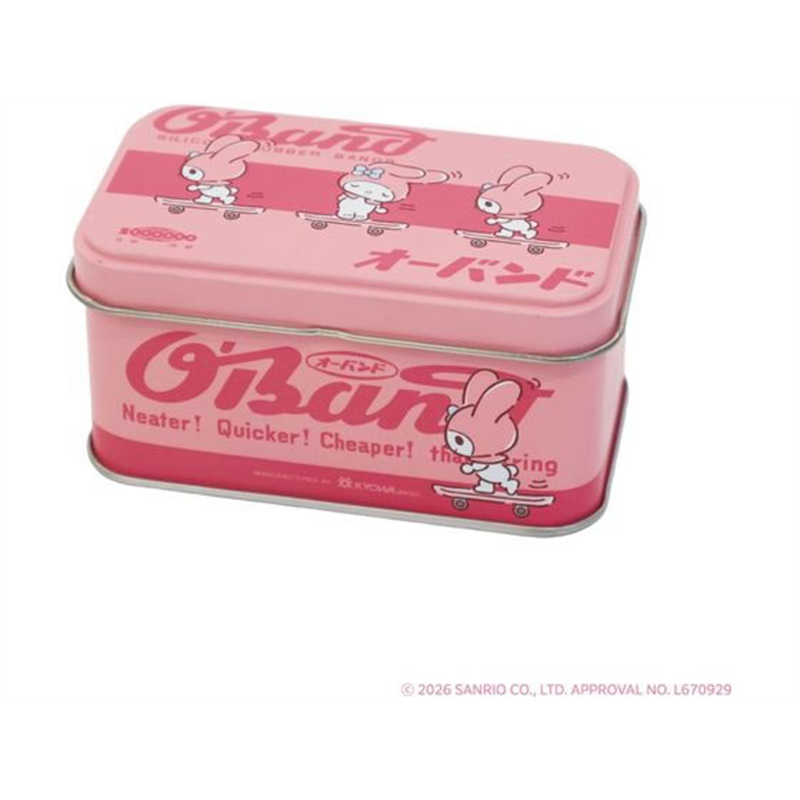 共和 サンリオ SANRIO 輪ゴム オーバンド×マイメロディ缶 30g入り 1缶(ご注文単位1缶)【直送品】
