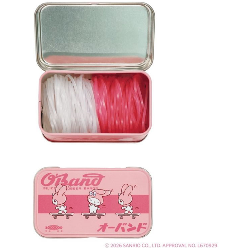 共和 サンリオ SANRIO 輪ゴム オーバンド×マイメロディ缶 30g入り 1缶(ご注文単位1缶)【直送品】