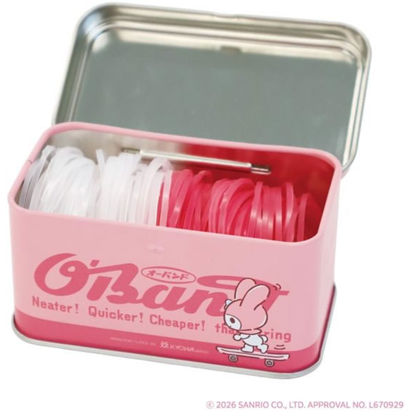 共和 サンリオ SANRIO 輪ゴム オーバンド×マイメロディ缶 30g入り 1缶(ご注文単位1缶)【直送品】