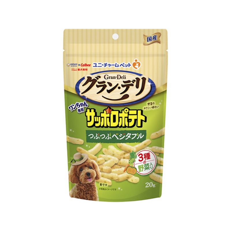 ユニ・チャーム グラン・デリ ワンちゃん専用 サッポロポテト つぶつぶベ 1袋（ご注文単位1袋）【直送品】