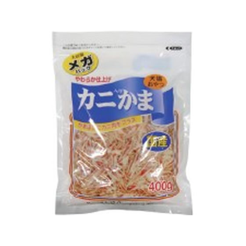 藤沢商事 カニ入りかま メガパック 400g 1袋（ご注文単位1袋）【直送品】