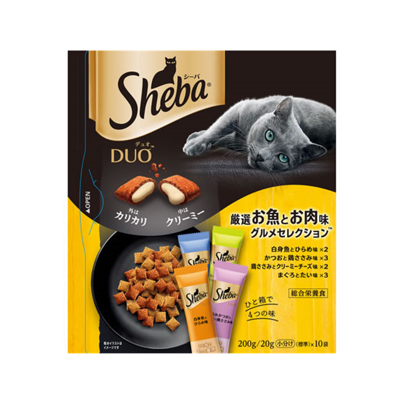 マースジャパン シーバ デュオ 厳選お魚とお肉味 グルメセレクション 20 1パック（ご注文単位1パック）【直送品】