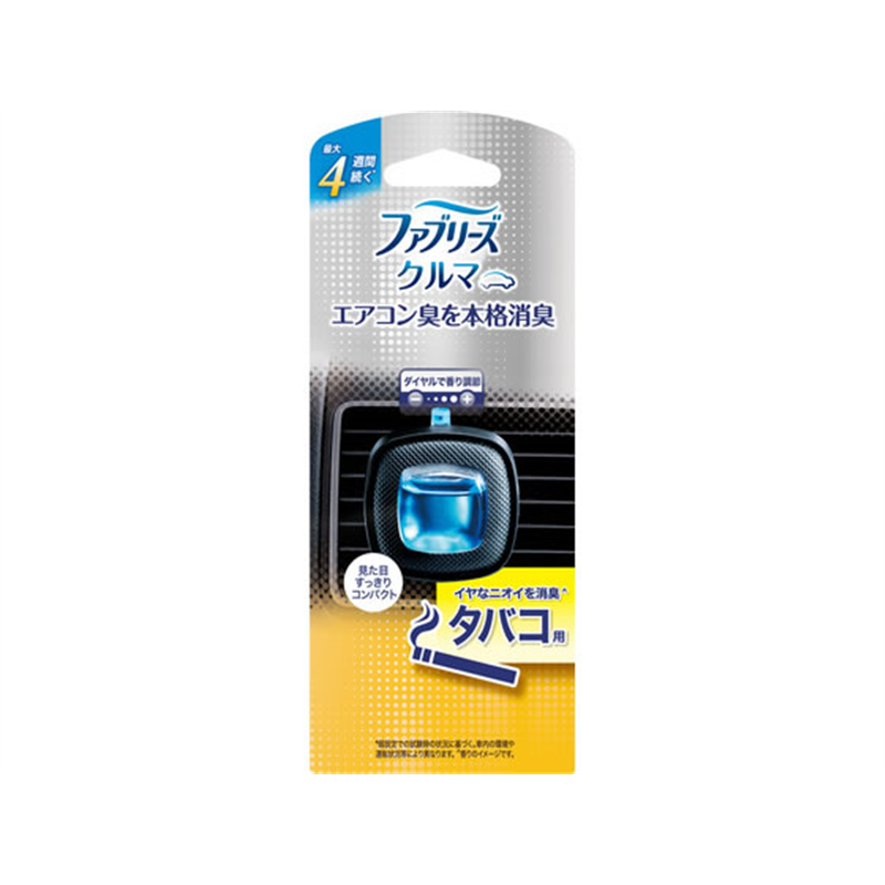 P&Gジャパン ファブリーズ 自動車エアコン送風口用 イヤなニオイを消 1個（ご注文単位1個）【直送品】