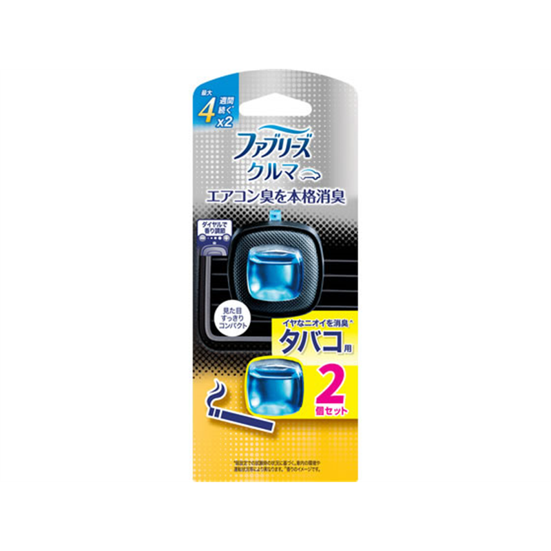 P&Gジャパン ファブリーズ 自動車エアコン送風口用 イヤなニオイを消 1パック（ご注文単位1パック）【直送品】