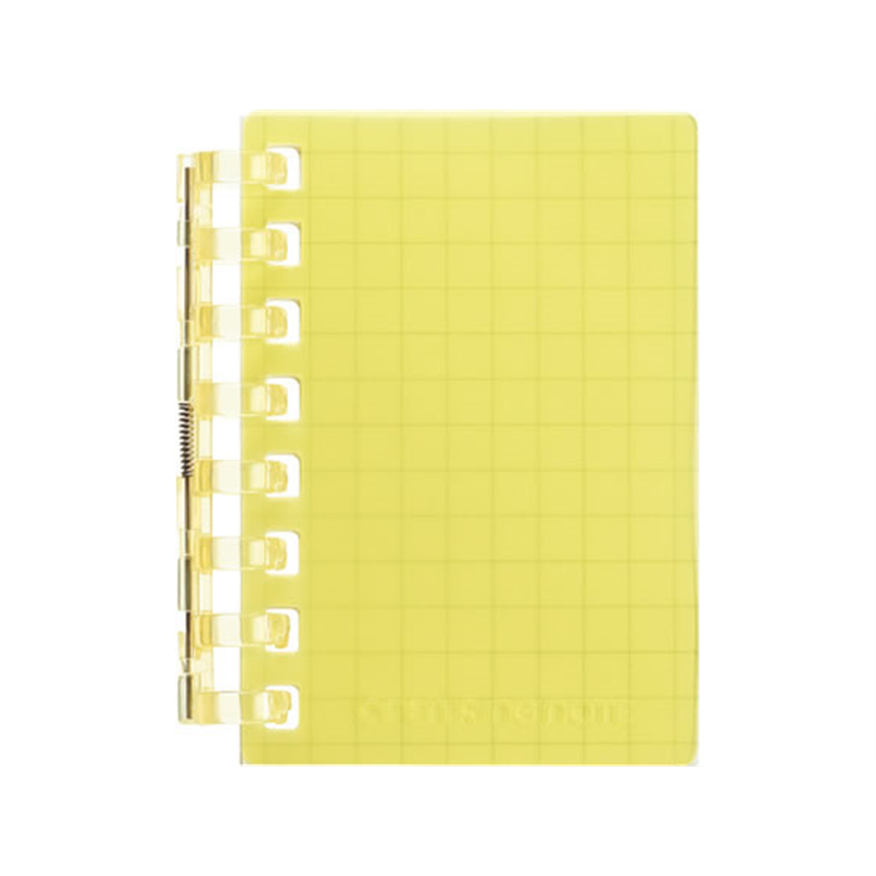 リヒトラブ オープンリングノート ミニ イエローN2719-5 1冊（ご注文単位1冊）【直送品】