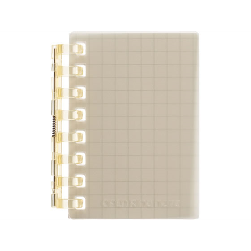 リヒトラブ オープンリングノート ミニ ブラウンN2719-9 1冊（ご注文単位1冊）【直送品】