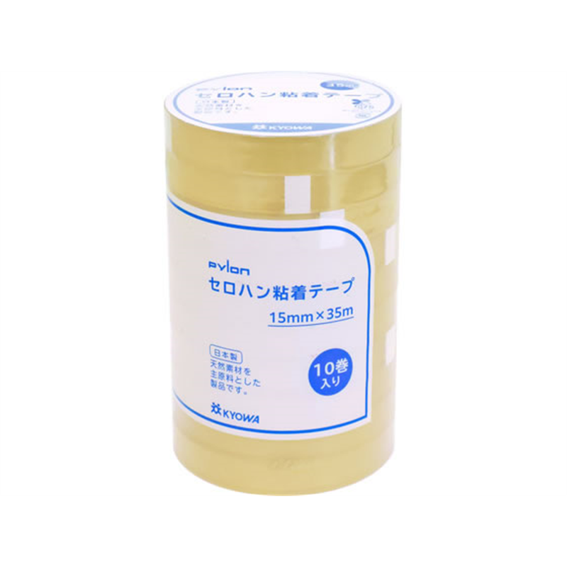 共和セロハンテープ 15mm×35m 10巻シュリンク品HC-100-A 1パック(ご注文単位1パック)【直送品】
