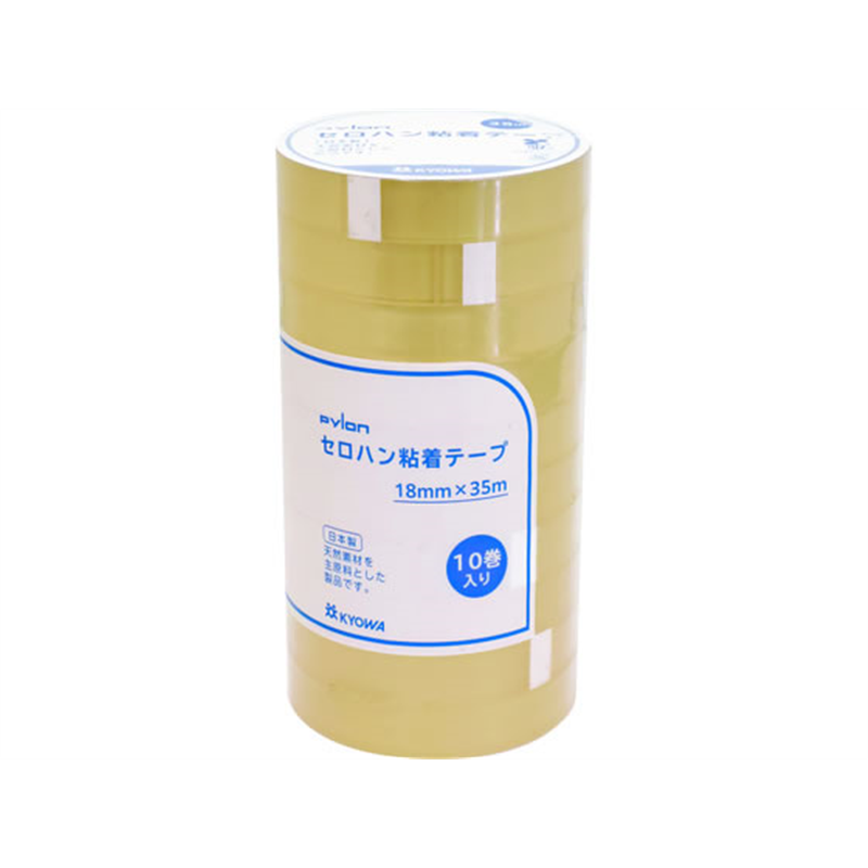 >共和セロハンテープ 18mm×35m 10巻シュリンク品HC-120-A 1パック（ご注文単位1パック）【直送品】