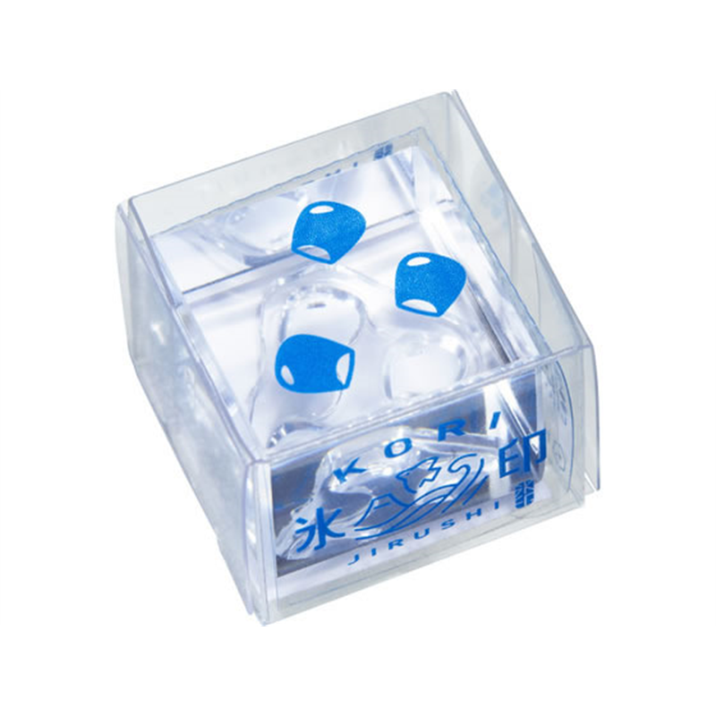キングジム 透明スタンプ 氷印 コーンCLSA22-010 1個(ご注文単位1個)【直送品】
