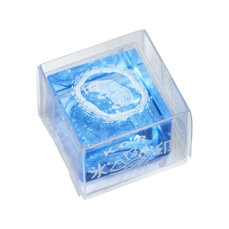キングジム 透明スタンプ 氷印 モグラCLSAC22-004 1個(ご注文単位1個)【直送品】