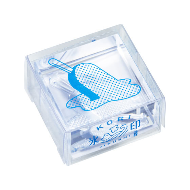 キングジム 透明スタンプ 氷印 トロケタアイスCLSA33-014 1個(ご注文単位1個)【直送品】