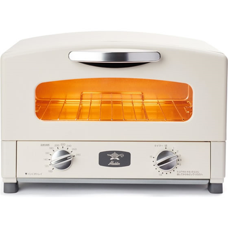 アラジングラファイトースター 2枚焼き ホワイトAETGS13B2W 1台（ご注文単位1台）【直送品】