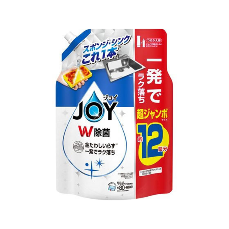 >P&G 除菌ジョイコンパクト 詰替 超ジャンボ 1550mL 1個(ご注文単位1個)【直送品】