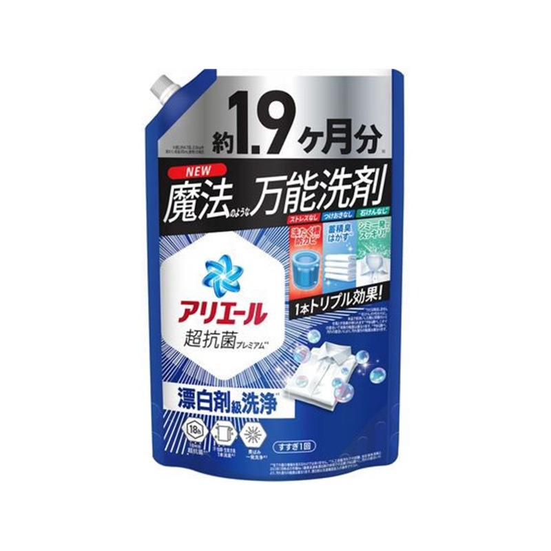 Ｐ＆Ｇ アリエールジェル 詰替 ウルトラジャンボ 1.4kg 1個（ご注文単位1個）【直送品】