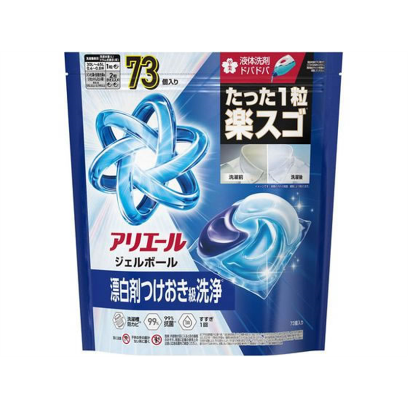 Ｐ＆Ｇ アリエールジェルボールプロ 替 超メガジャンボ 73個 1袋（ご注文単位1袋）【直送品】