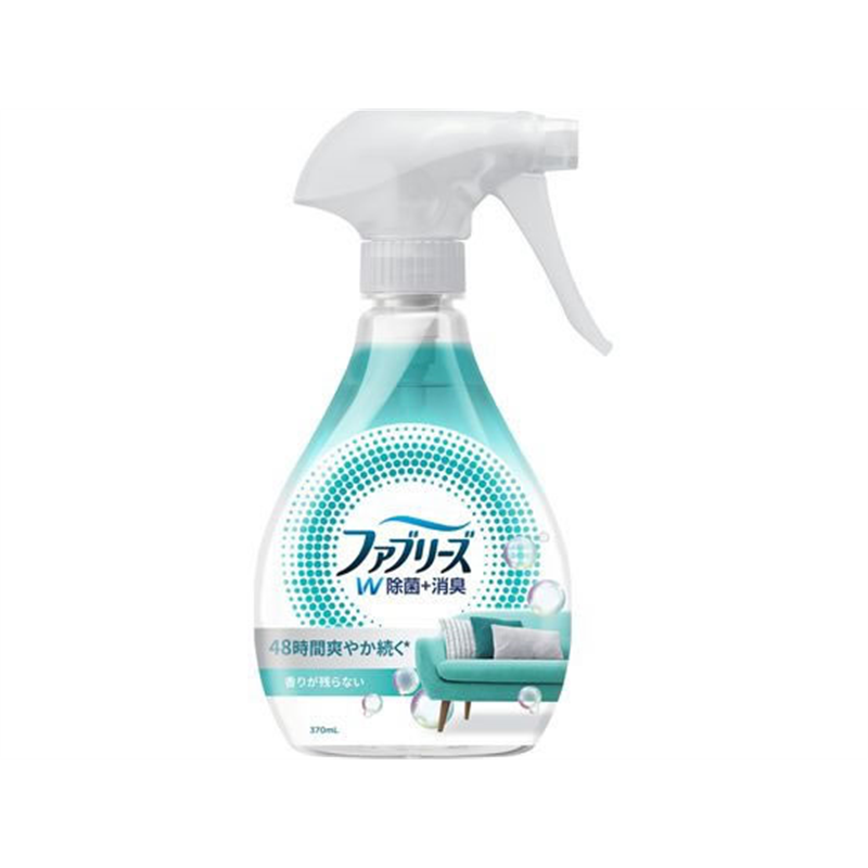 >P&G ファブリーズW除菌 香りが残らないタイプ 本体 370mL 1本(ご注文単位1本)【直送品】
