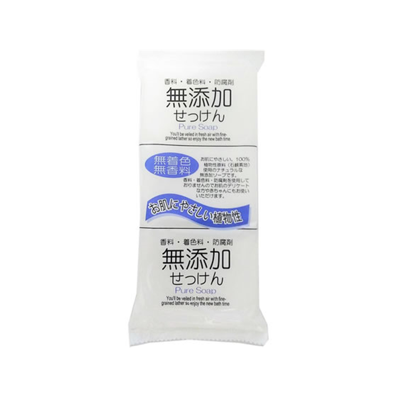 日本合成洗剤無添加せっけん ピュアソープ 100g×3個入 1パック（ご注文単位1パック）【直送品】