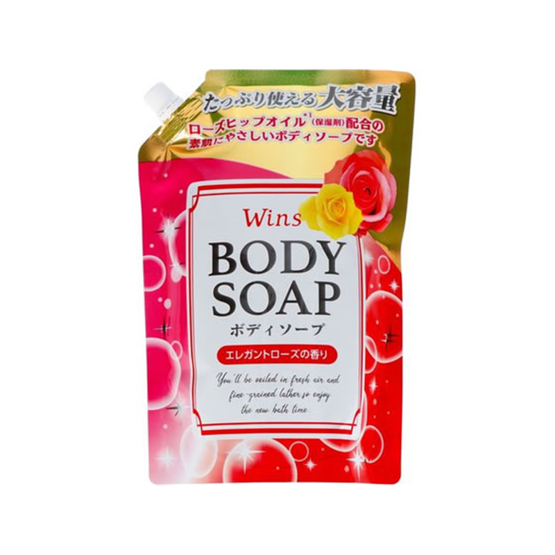 日本合成洗剤ウインズ ボディソープ エレガントローズの香り 詰替 900g 1個(ご注文単位1個)【直送品】