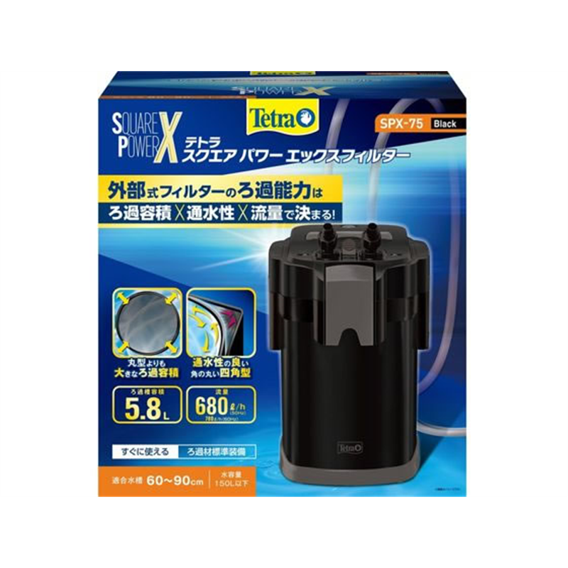スペクトラムブランズジャパンテトラ スクエアパワーエックスフィルター SPX-7578101 1個(ご注文単位1個)【直送品】