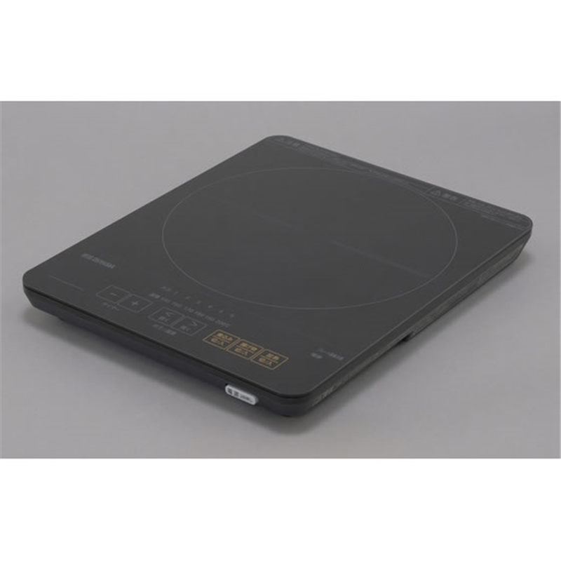 アイリスオーヤマ 薄型IHクッキングヒーター1400W ブラックIHC-T43-B 1台（ご注文単位1台）【直送品】