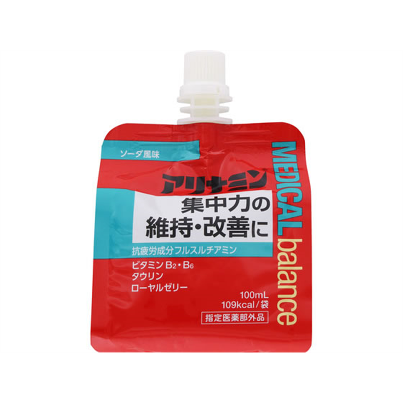 アリナミン製薬 アリナミン メディカルバランス ソーダ風味 100mL 1個（ご注文単位1個）【直送品】