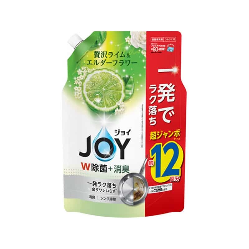 Ｐ&Ｇ 除菌ジョイコンパクト 贅沢ライム&エルダーフラワーの香り 替 超ジャンボ 1550mL 1個（ご注文単位1個）【直送品】