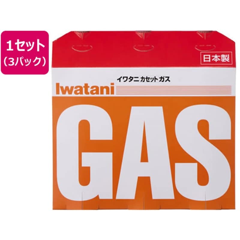 岩谷産業 カセットガス 3本×3パックCB250OR 1セット（ご注文単位1セット）【直送品】