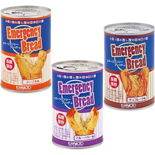 河本総合防災 エマージェンシーブレッド 3種アソートセット各8缶 24缶/箱 ※軽(ご注文単位1箱)【直送品】
