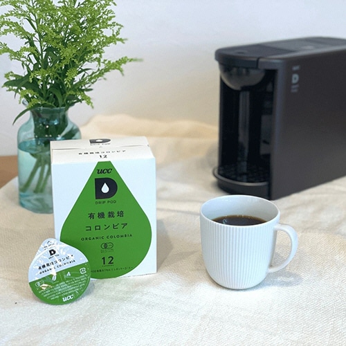 UCC DRIP POD(ドリップポッド) 有機栽培コロンビア 12個/箱 ※軽(ご注文単位1箱)【直送品】