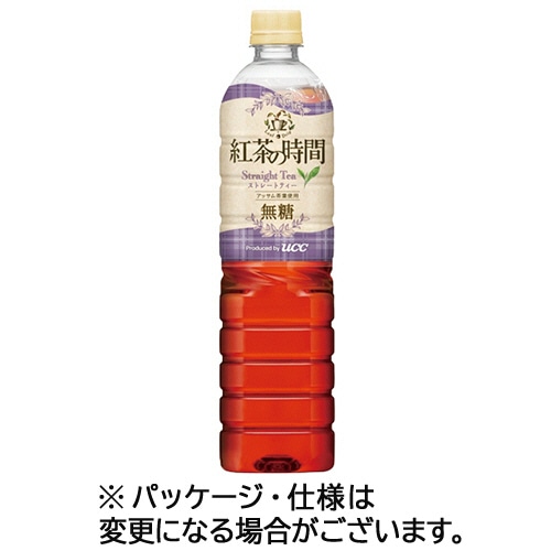 UCC 紅茶の時間 ストレートティー 無糖 900ml ペットボトル 12本/箱 ※軽(ご注文単位1箱)【直送品】