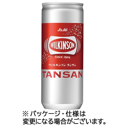 アサヒ飲料 ウィルキンソン タンサン 250ml 缶 60本/箱 ※軽(ご注文単位1箱)【直送品】