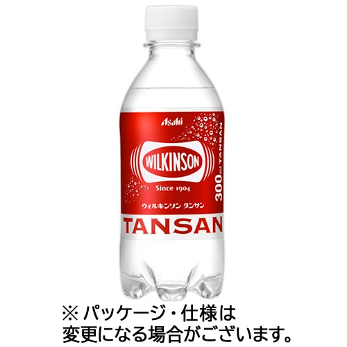 アサヒ飲料 ウィルキンソン タンサン 300ml ペットボトル 24本/箱 ※軽(ご注文単位1箱)【直送品】