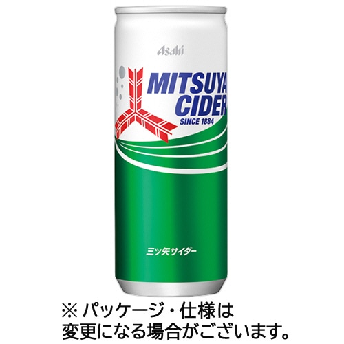 アサヒ飲料 三ツ矢サイダー 250ml 缶 30本/箱 ※軽(ご注文単位1箱)【直送品】