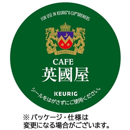キューリグ Kカップ専用カートリッジ 英國屋 リッチテイスト 12個/箱 ※軽（ご注文単位1箱）【直送品】
