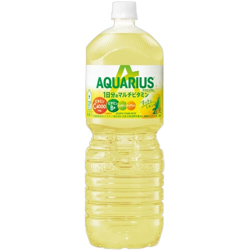 コカ・コーラ アクエリアス 1日分のマルチビタミン 2L ペットボトル 12本/箱 ※軽（ご注文単位1箱）【直送品】